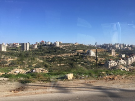 The hills of the West Bank.